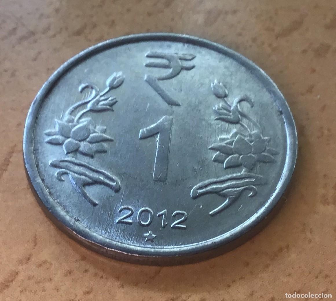 Monedas antiguas de Asia: 1 rupia de India. A&ntilde;o 2012 - Foto 1