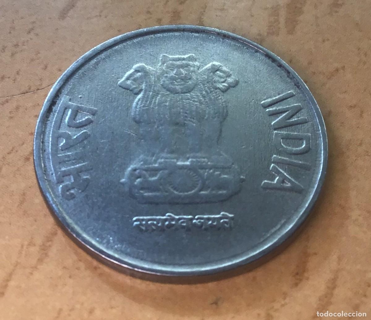 Monedas antiguas de Asia: 1 rupia de India. A&ntilde;o 2012 - Foto 2