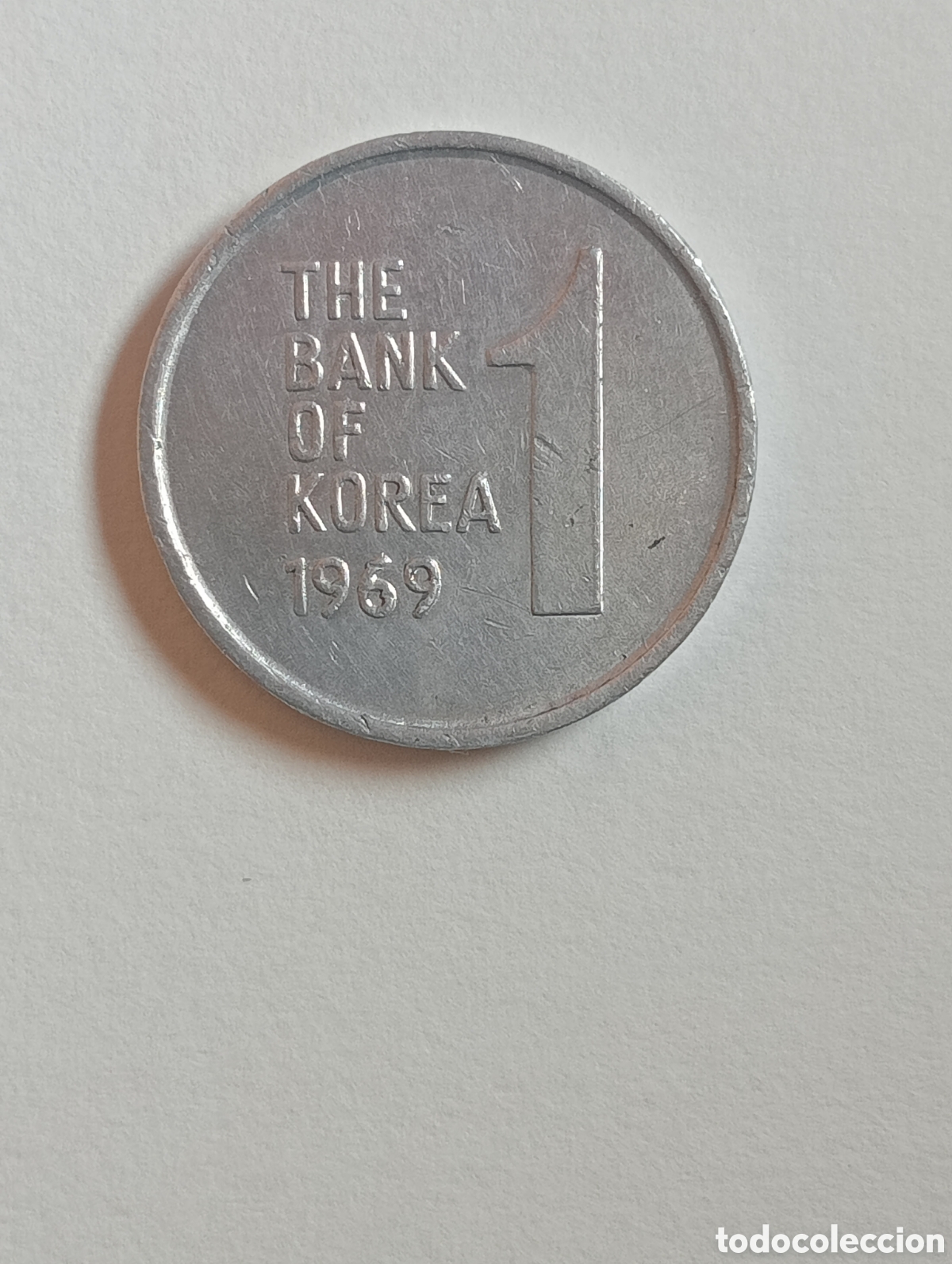 Monedas antiguas de Asia: COREA DEL SUR 1 WON A&Ntilde;O 1969 - Foto 1