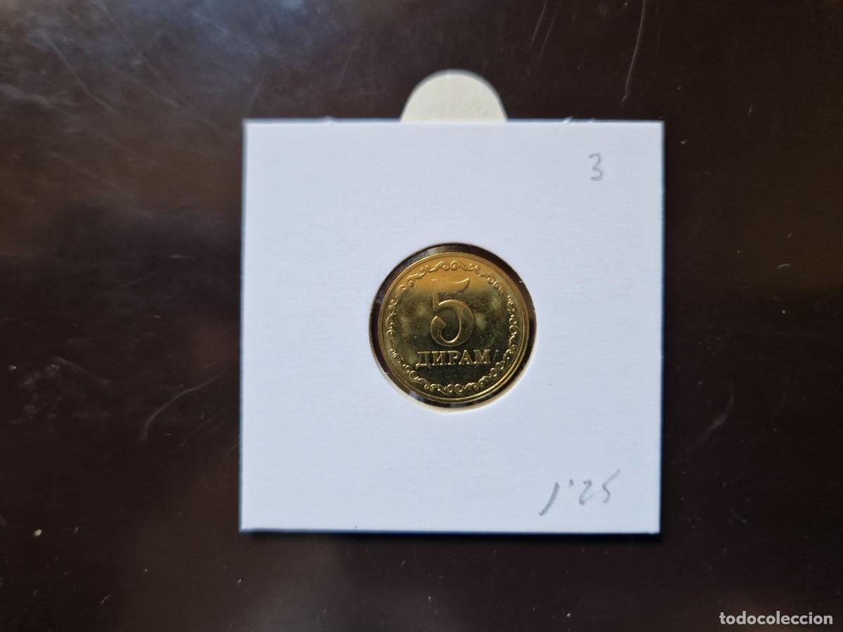 Monedas antiguas de Asia: TAJIKISTAN 5 DIRHAM 2019 S/C - Foto 2
