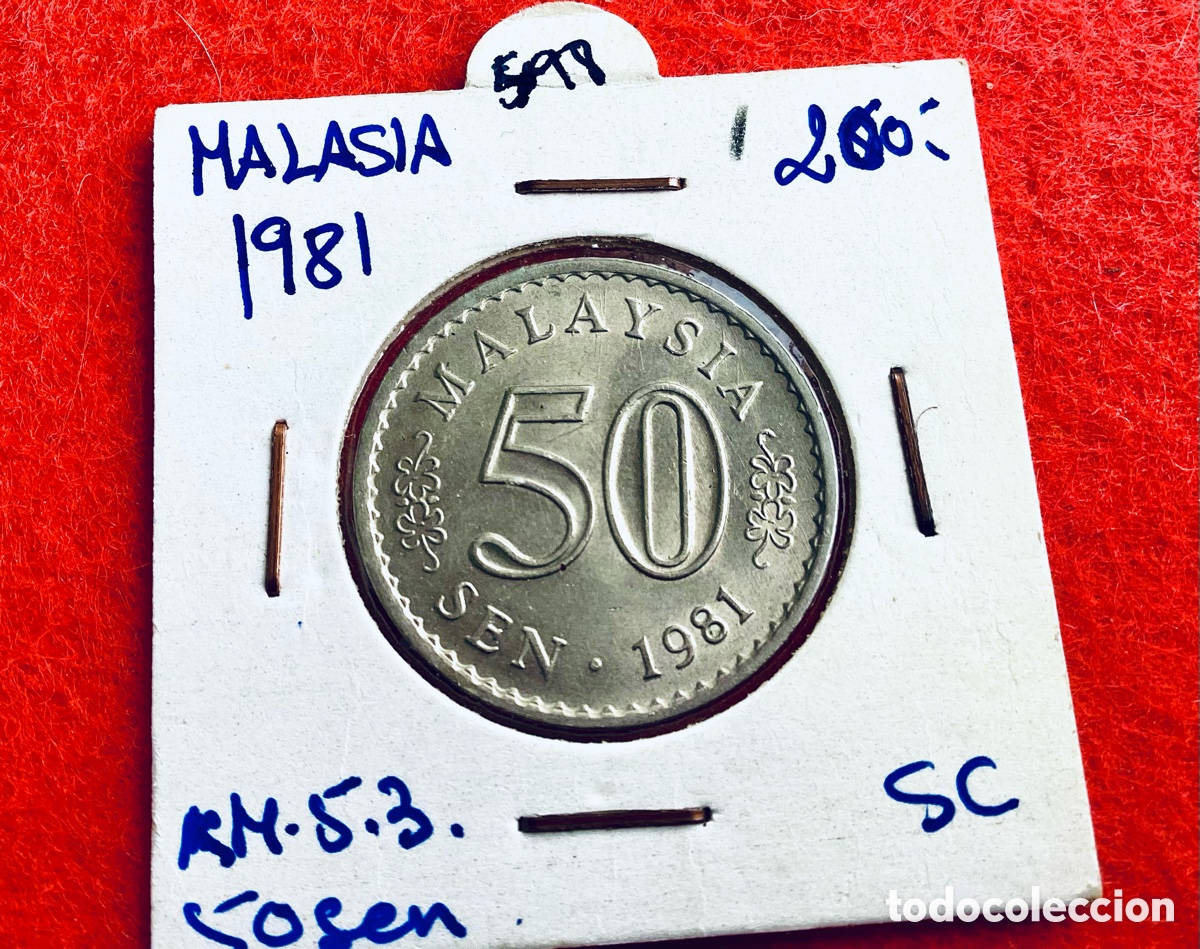 Monedas antiguas de Asia: MALASIA 1981 * 50 SEN. - Foto 1