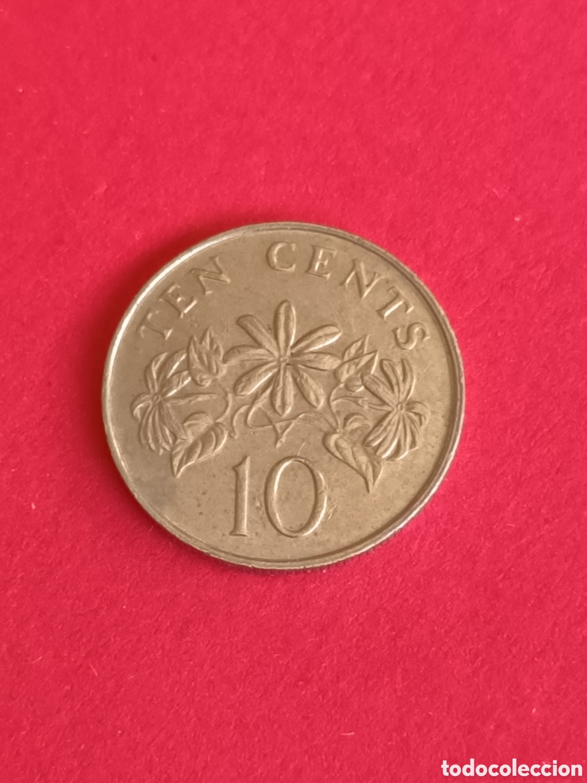 Monedas antiguas de Asia: SINGAPUR. 10 C&Eacute;NTIMOS DE 1991. - Foto 2