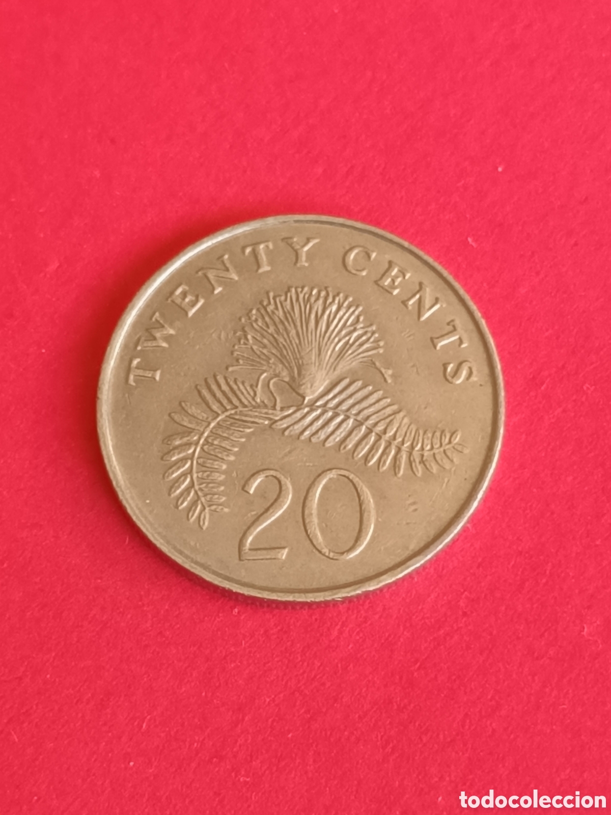 Monedas antiguas de Asia: SINGAPUR. 20 C&Eacute;NTIMOS DE 1987. - Foto 2