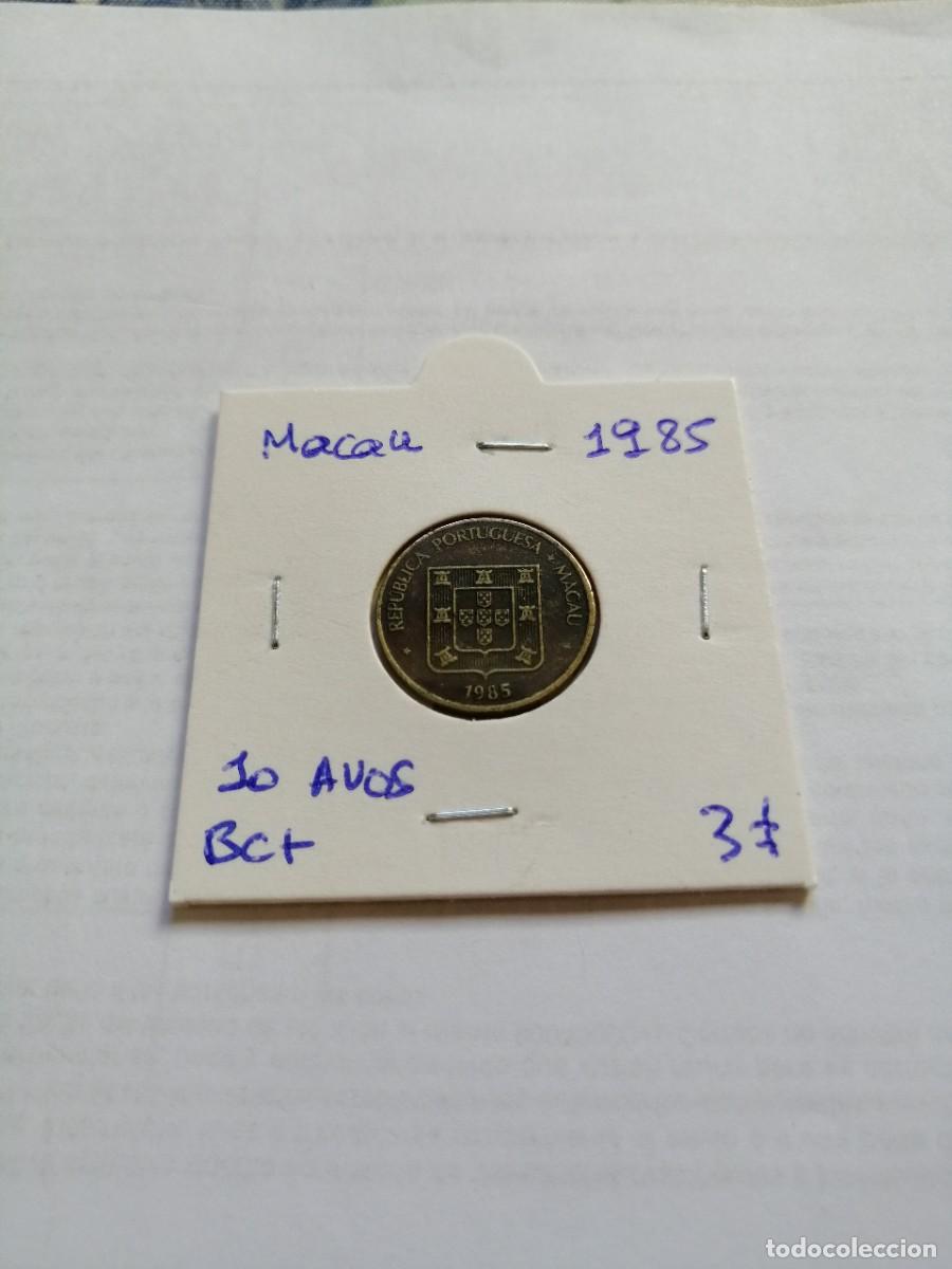 Monedas antiguas de Asia: Macau 10 Avos 1985 - Foto 1