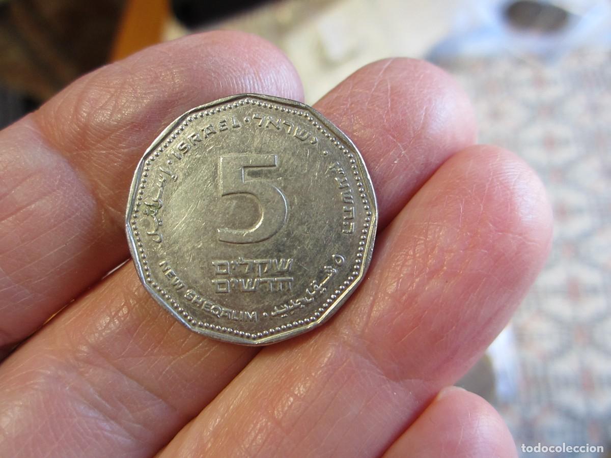 Monedas antiguas de Asia: MONEDA DE ISRAEL DE 5 SHEKEL - Foto 2