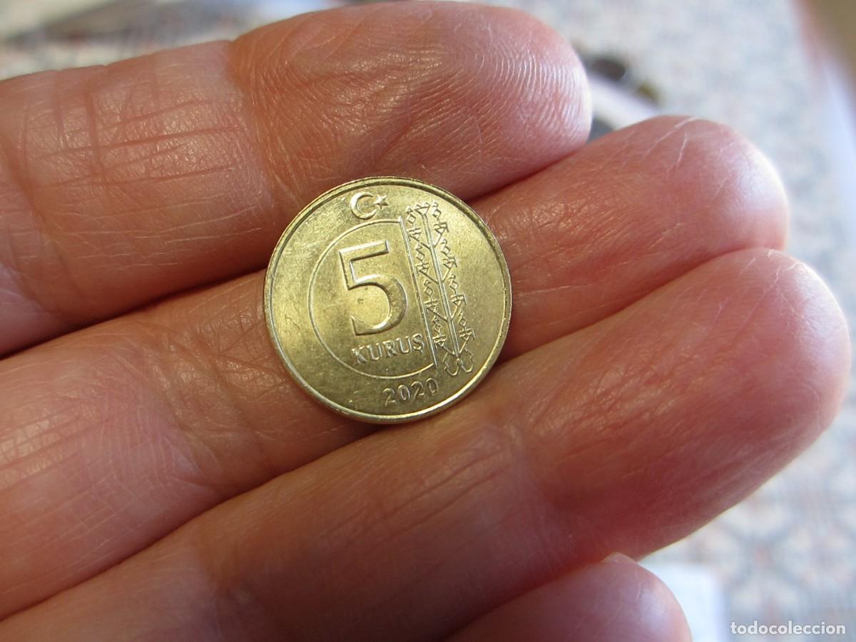 Monedas antiguas de Asia: MONEDA DE TURQUIA DE 5 KURUS DE 2020 - Foto 2