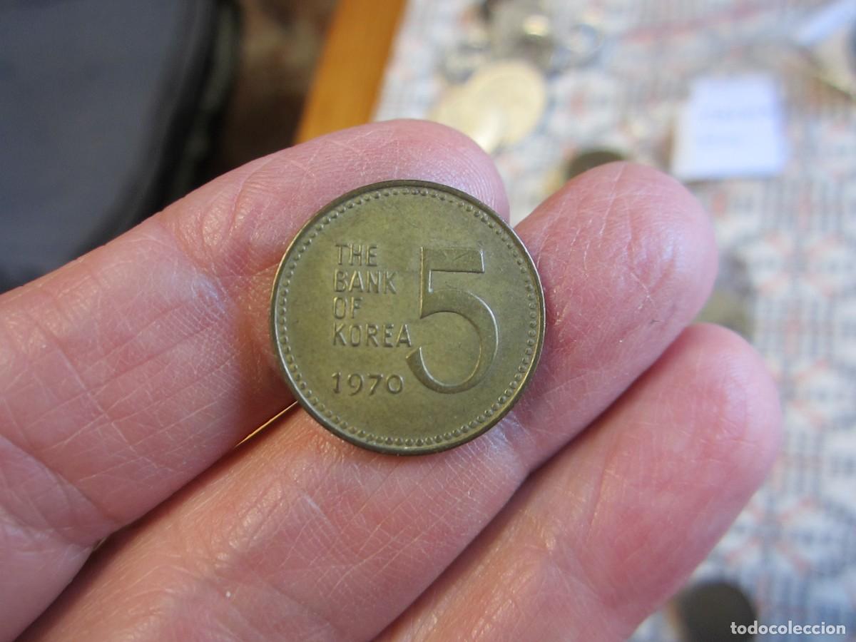 Monedas antiguas de Asia: MONEDA DE KOREA DEL SUR DE 5 WON DE 1970 - Foto 2