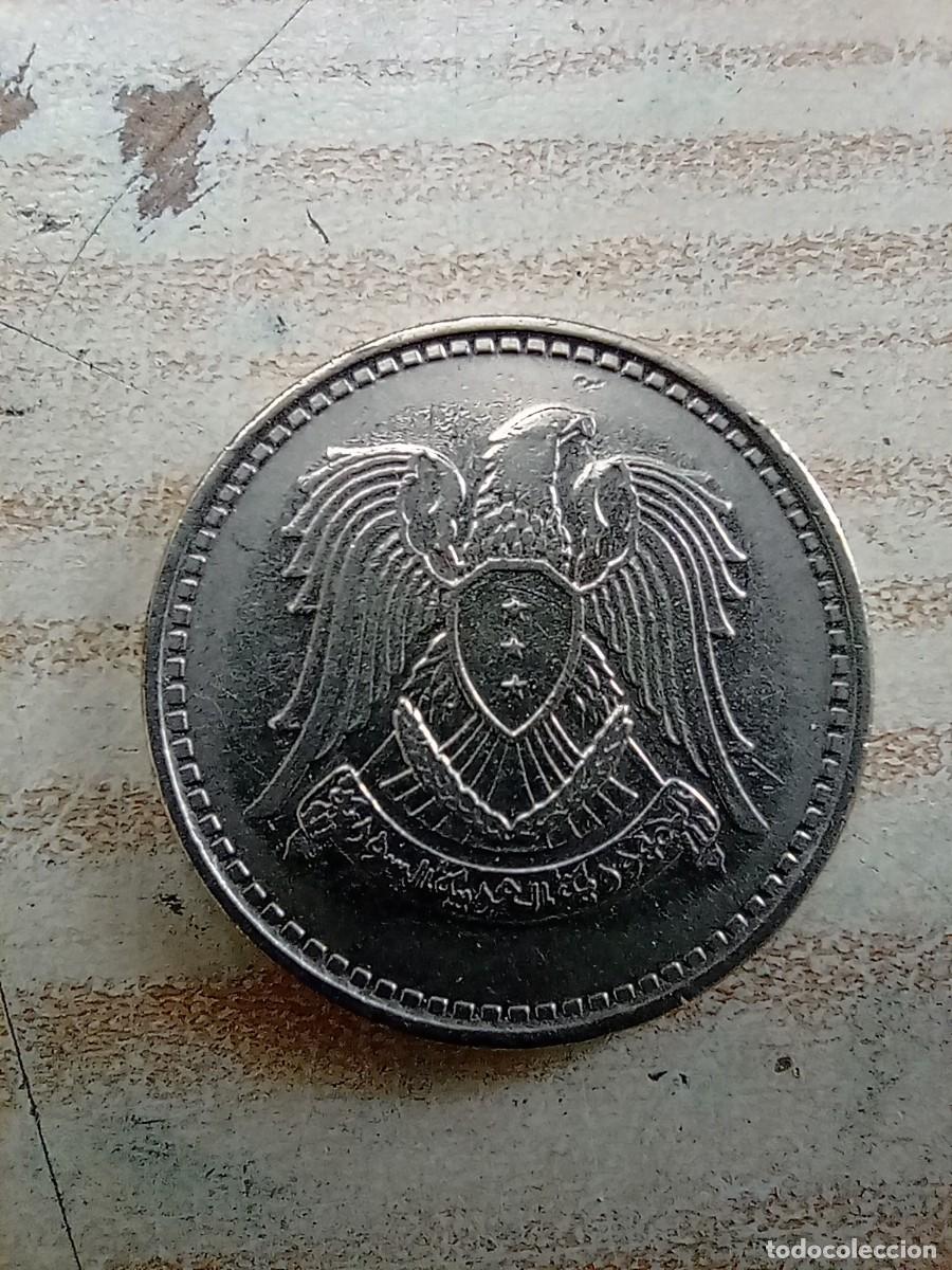 Monedas antiguas de Asia: Moneda Siria 1 Pound (Libra) 1979 - Foto 2