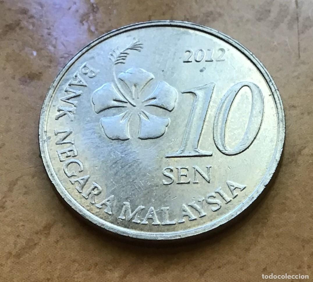 Monedas antiguas de Asia: 10 sen de Malasia. A&ntilde;o 2012 - Foto 1