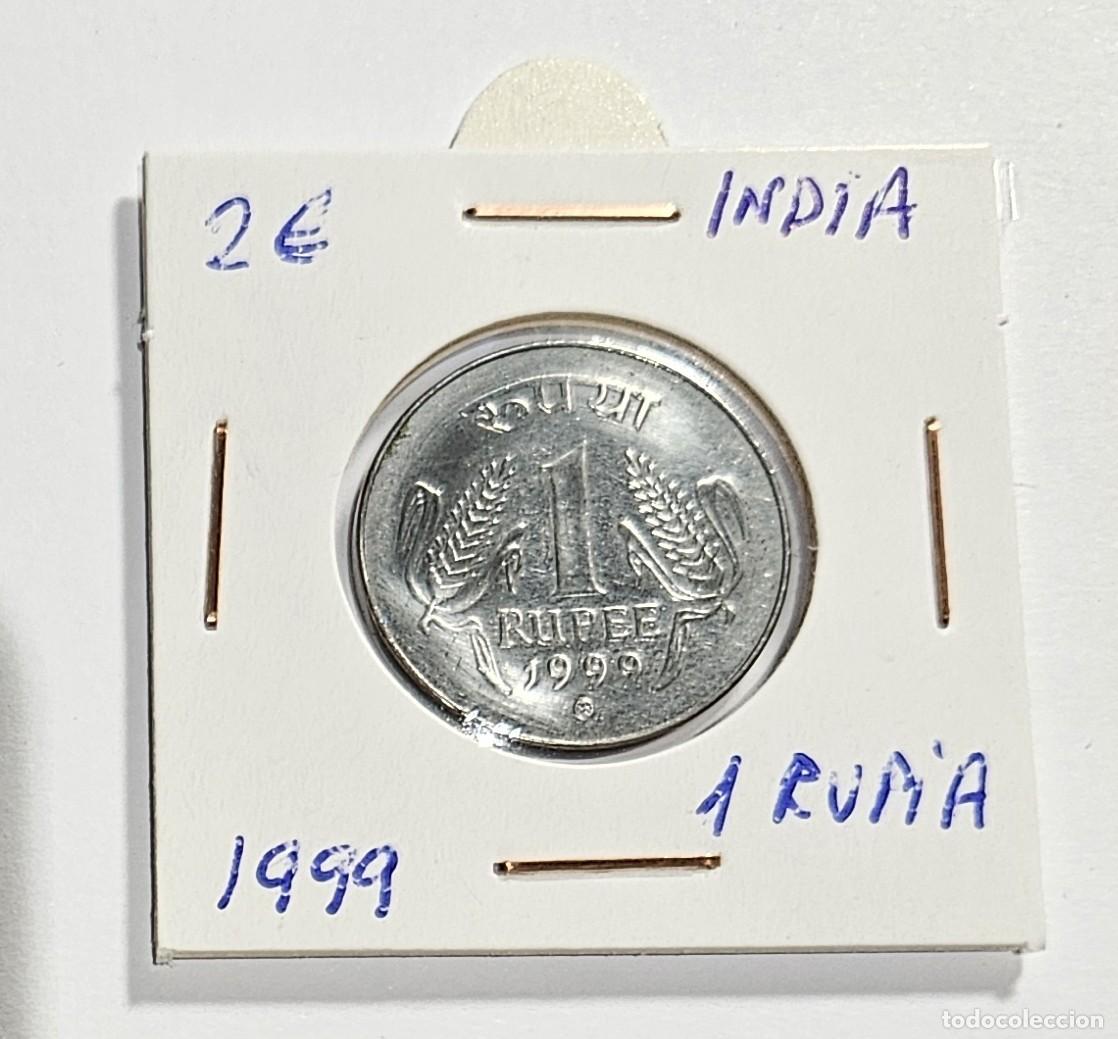 Monedas antiguas de Asia: MONEDA DE INDIA 1999 &rdquo;1 RUPIA&rdquo; - Foto 1