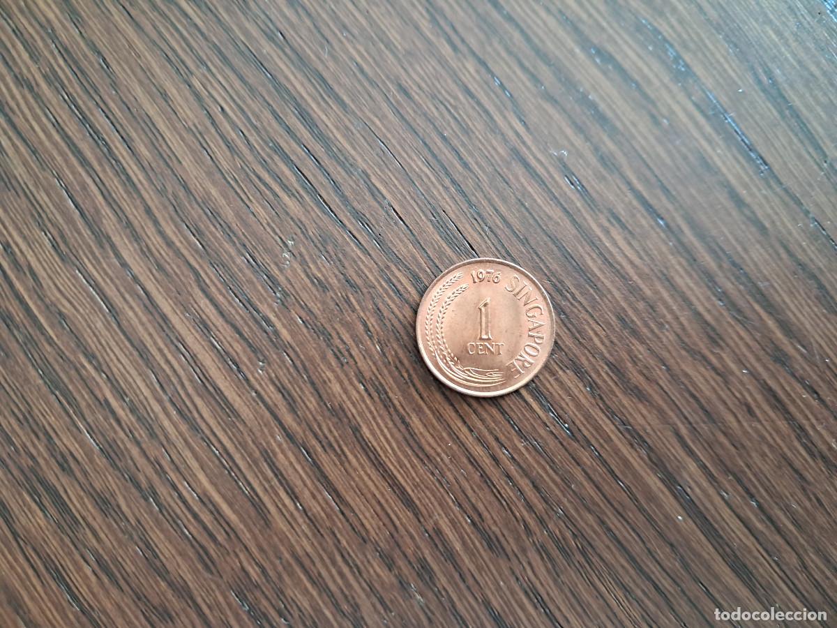 Monedas antiguas de Asia: moneda de Singapur, 1 cent. a&ntilde;o 1976. - Foto 1