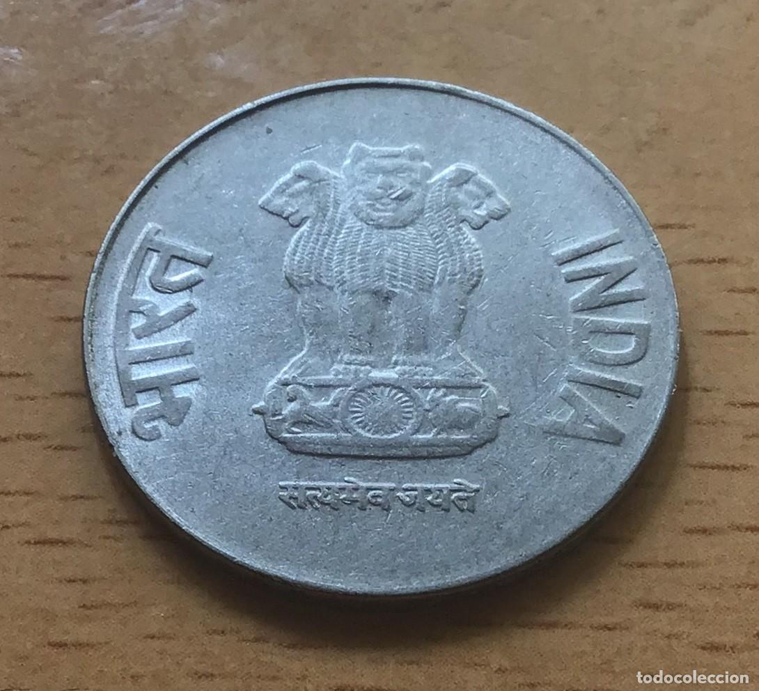 Monedas antiguas de Asia: 2 rupias de India. A&ntilde;o 2011 - Foto 2