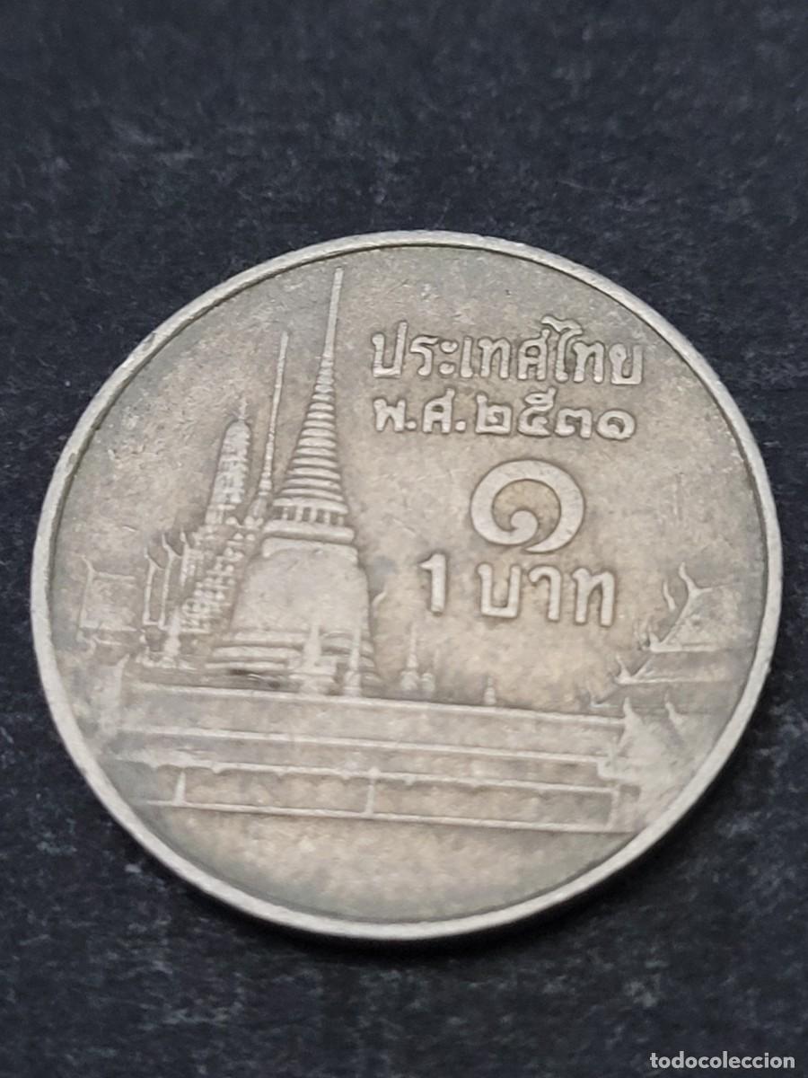 Monedas antiguas de Asia: Moneda 1 bath 1988 Tailandia - Foto 2