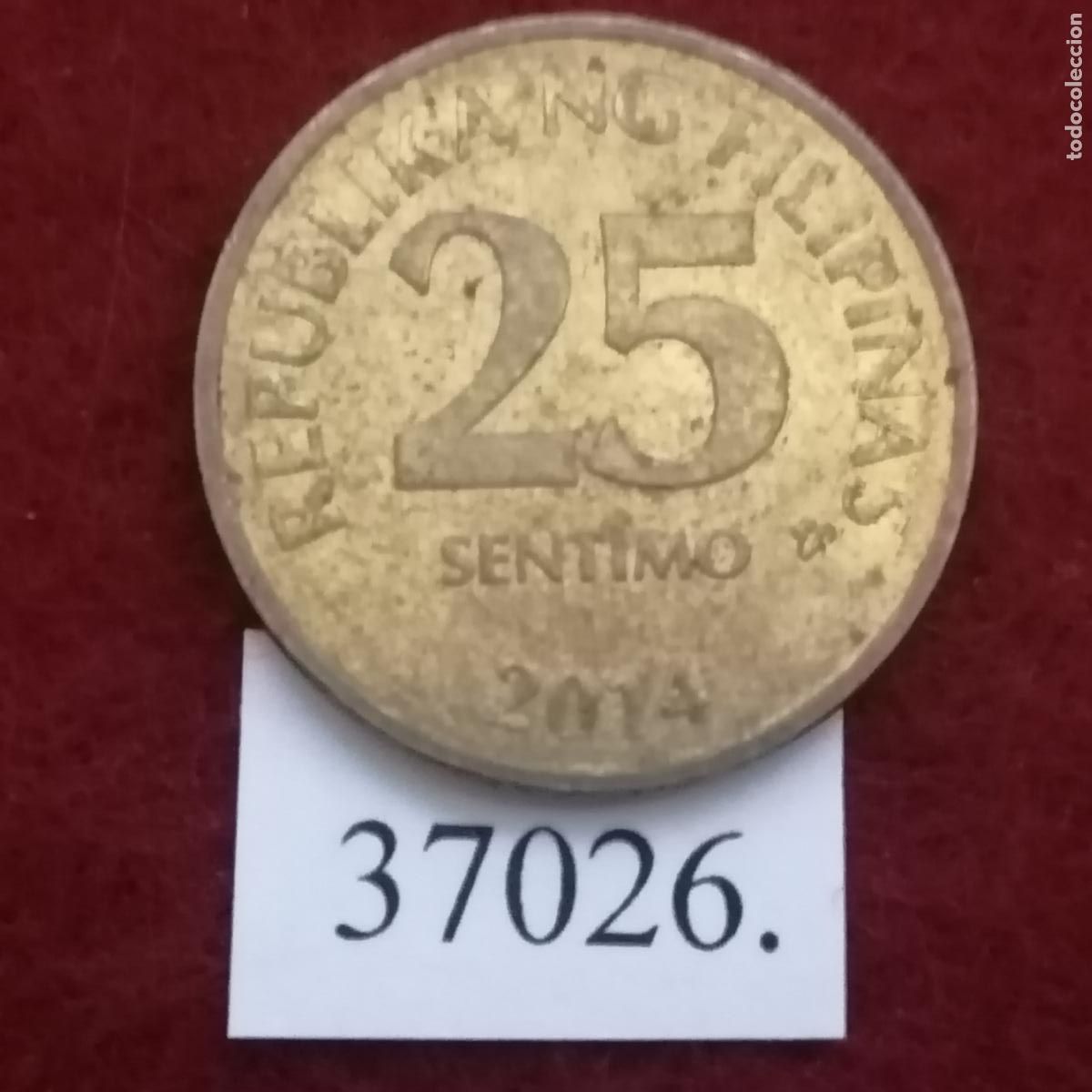 Monedas antiguas de Asia: Filipinas 125 c&eacute;ntimos 2014 - Foto 1