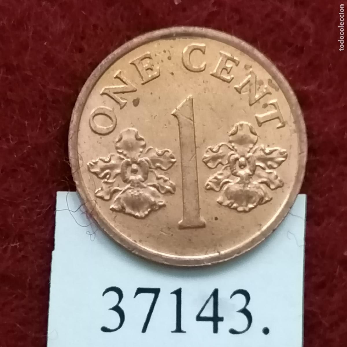Monedas antiguas de Asia: Singapur 1 c&eacute;ntimos 1994 - Foto 2