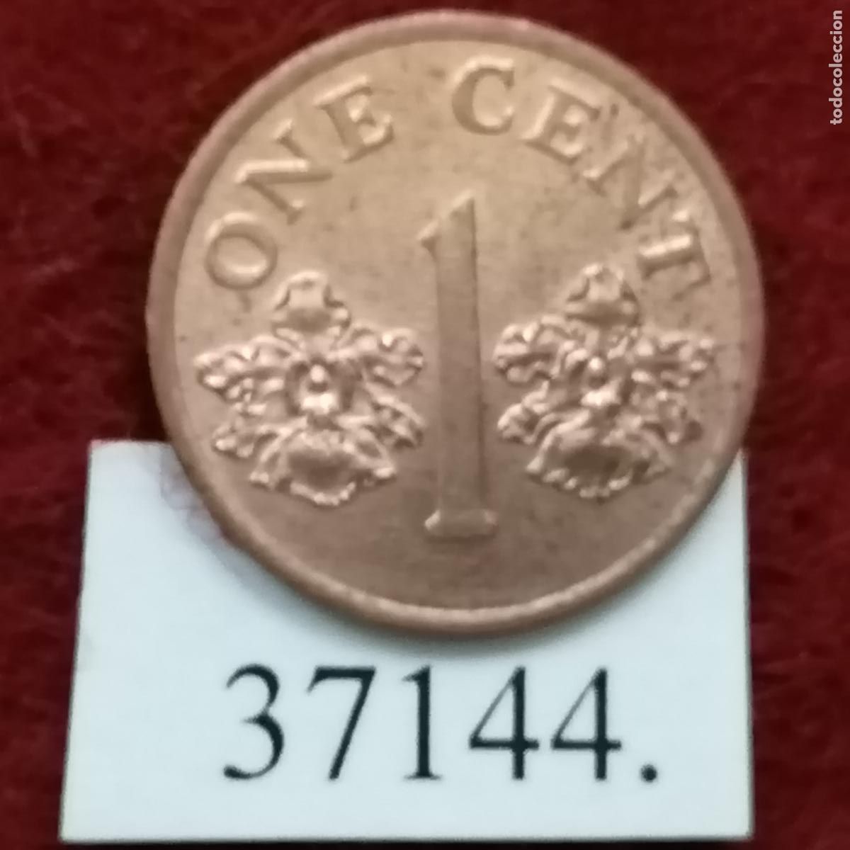 Monedas antiguas de Asia: Singapur 1 c&eacute;ntimo 1995 - Foto 1