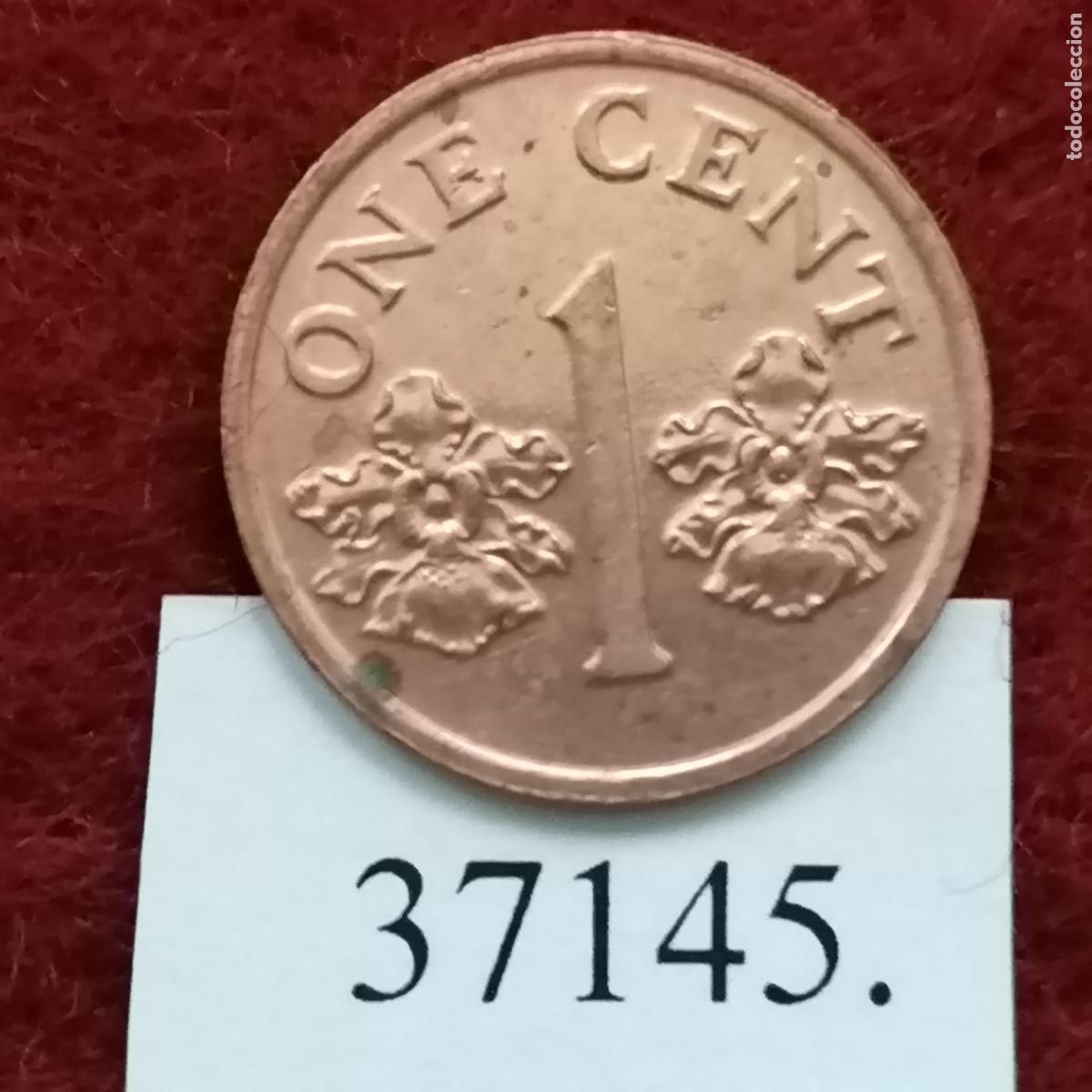 Monedas antiguas de Asia: Singapur 1 c&eacute;ntimo 2000 - Foto 1