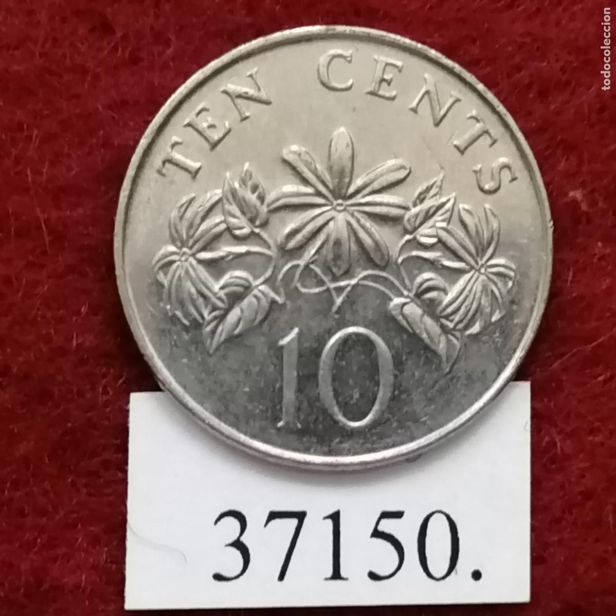 Monedas antiguas de Asia: Singapur 10 c&eacute;ntimos 2007 - Foto 1