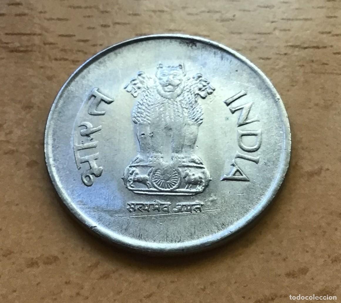 Monedas antiguas de Asia: 1 rupia de India. A&ntilde;o 2003 - Foto 2