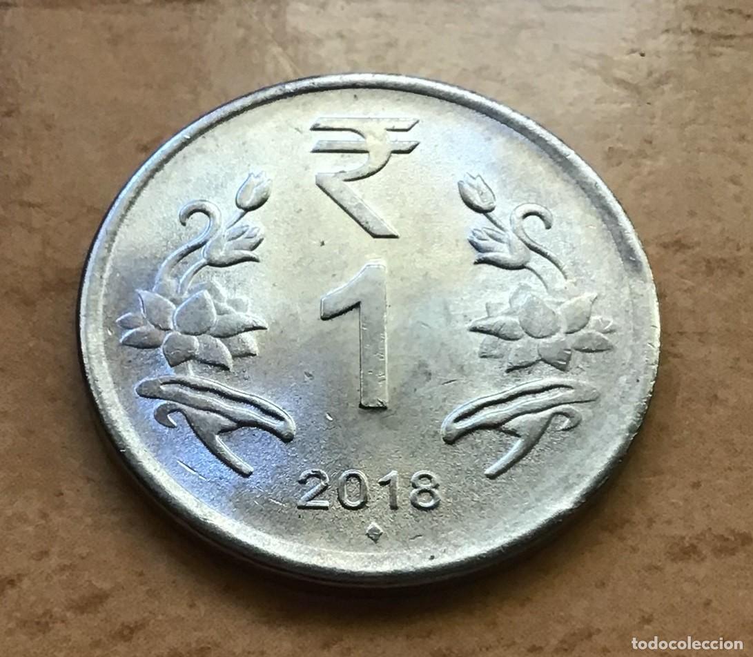 Monedas antiguas de Asia: 1 rupia de India. A&ntilde;o 2018 - Foto 1