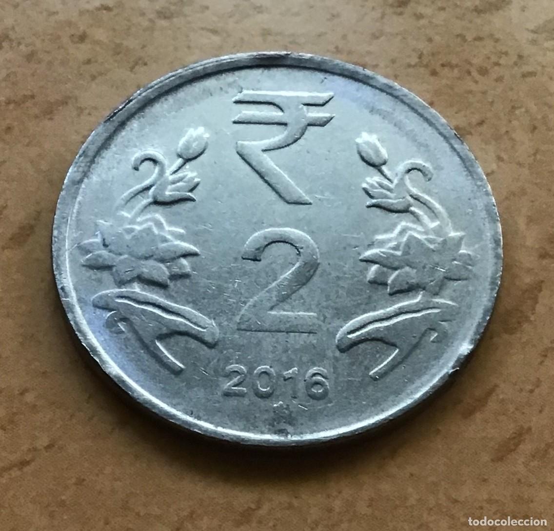Monedas antiguas de Asia: 2 rupias de India. A&ntilde;o 2016 - Foto 1