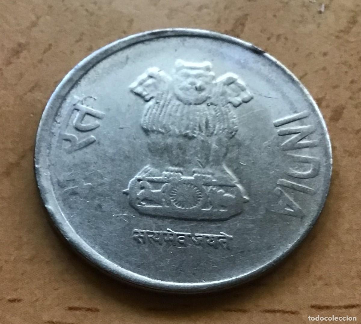Monedas antiguas de Asia: 2 rupias de India. A&ntilde;o 2016 - Foto 2