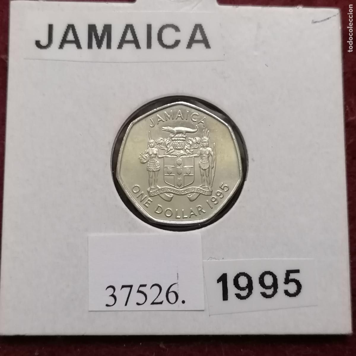 Monedas antiguas de Asia: Jamaica 1 d&oacute;lar 1995 - Foto 1