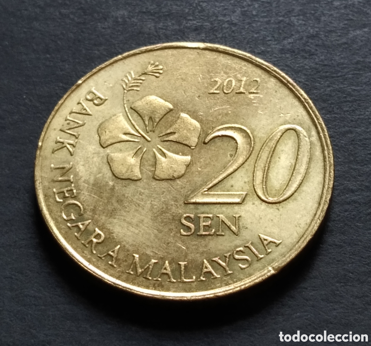 Monedas antiguas de Asia: MONEDA - MALASIA 20 SEN 2012 - Foto 3