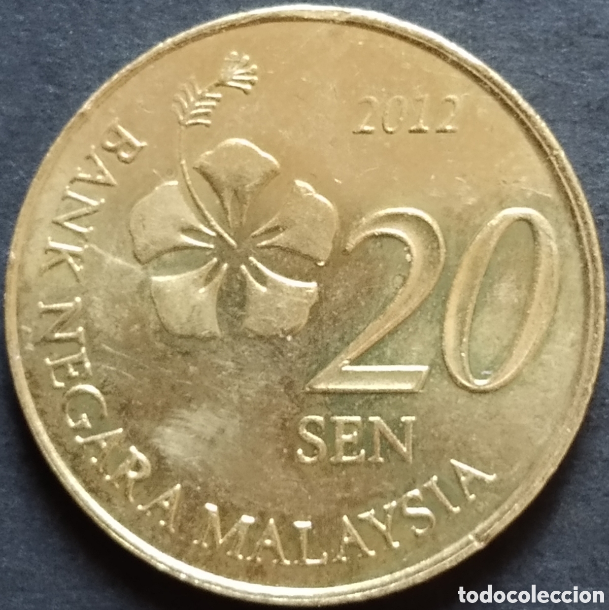 Monedas antiguas de Asia: MONEDA - MALASIA 20 SEN 2012 - Foto 1