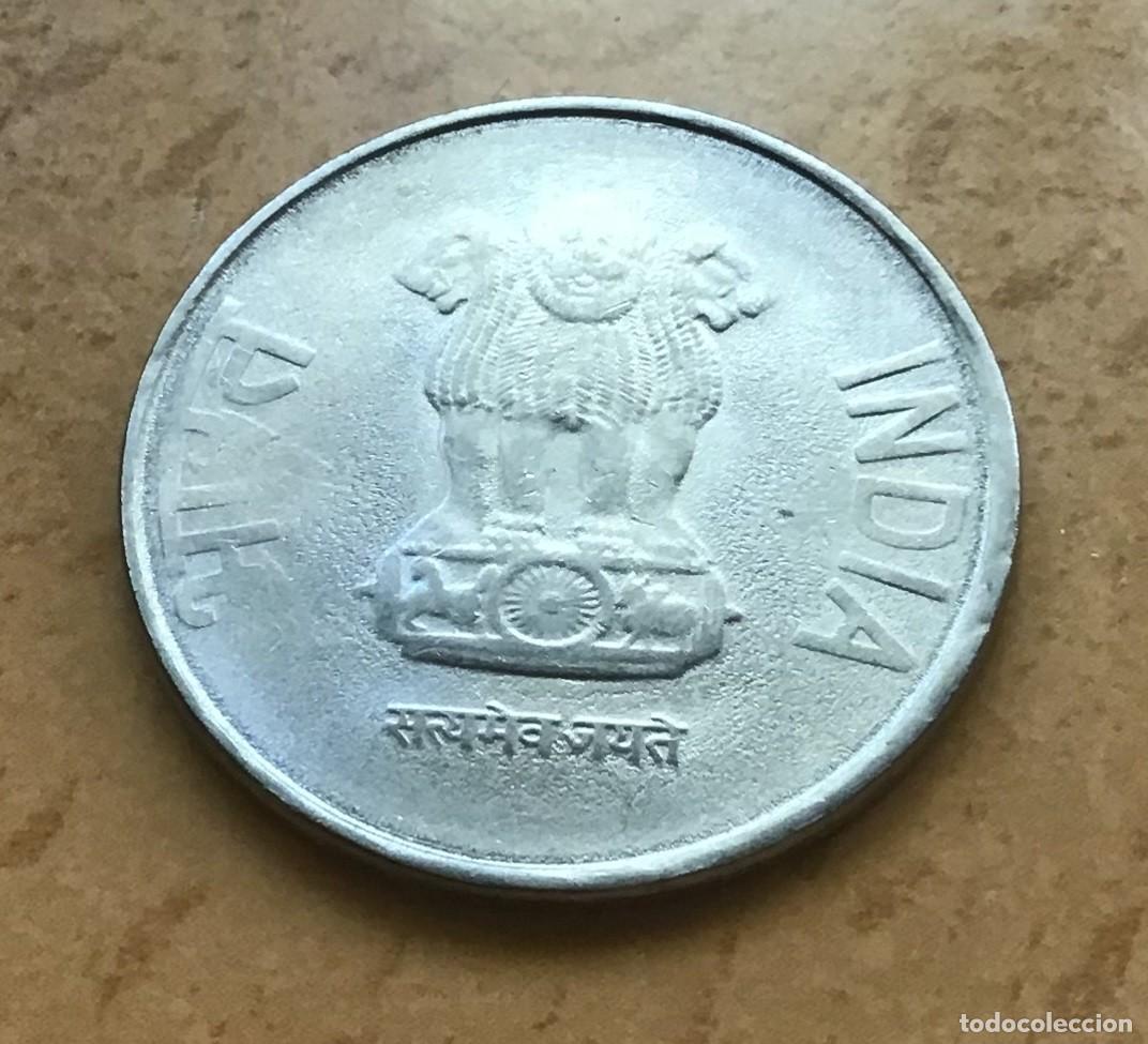 Monedas antiguas de Asia: 2 rupias de India. A&ntilde;o 2011 - Foto 2