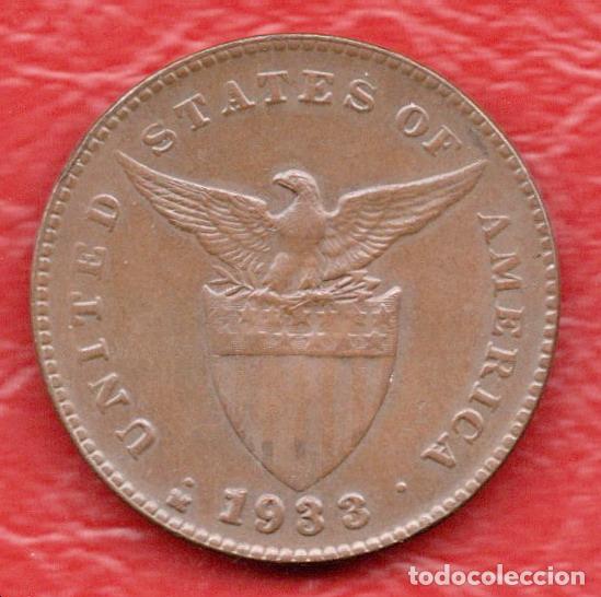 Monedas antiguas de Asia: FILIPINAS - 1 CENTAVO 1933 - Foto 2