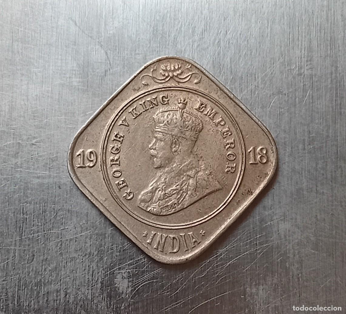 Monedas antiguas de Asia: 2 ANNAS 1918 INDIA.. - Foto 2