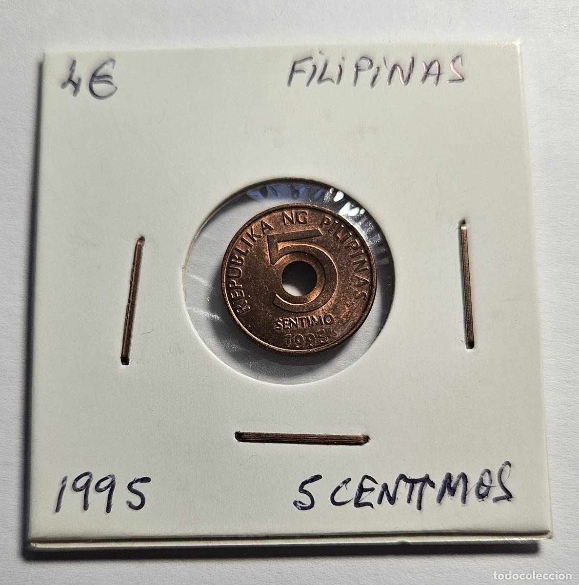 Monedas antiguas de Asia: MONEDA DE FILIPINAS 1995 &rdquo;5 CENTIMOS&rdquo; - Foto 1