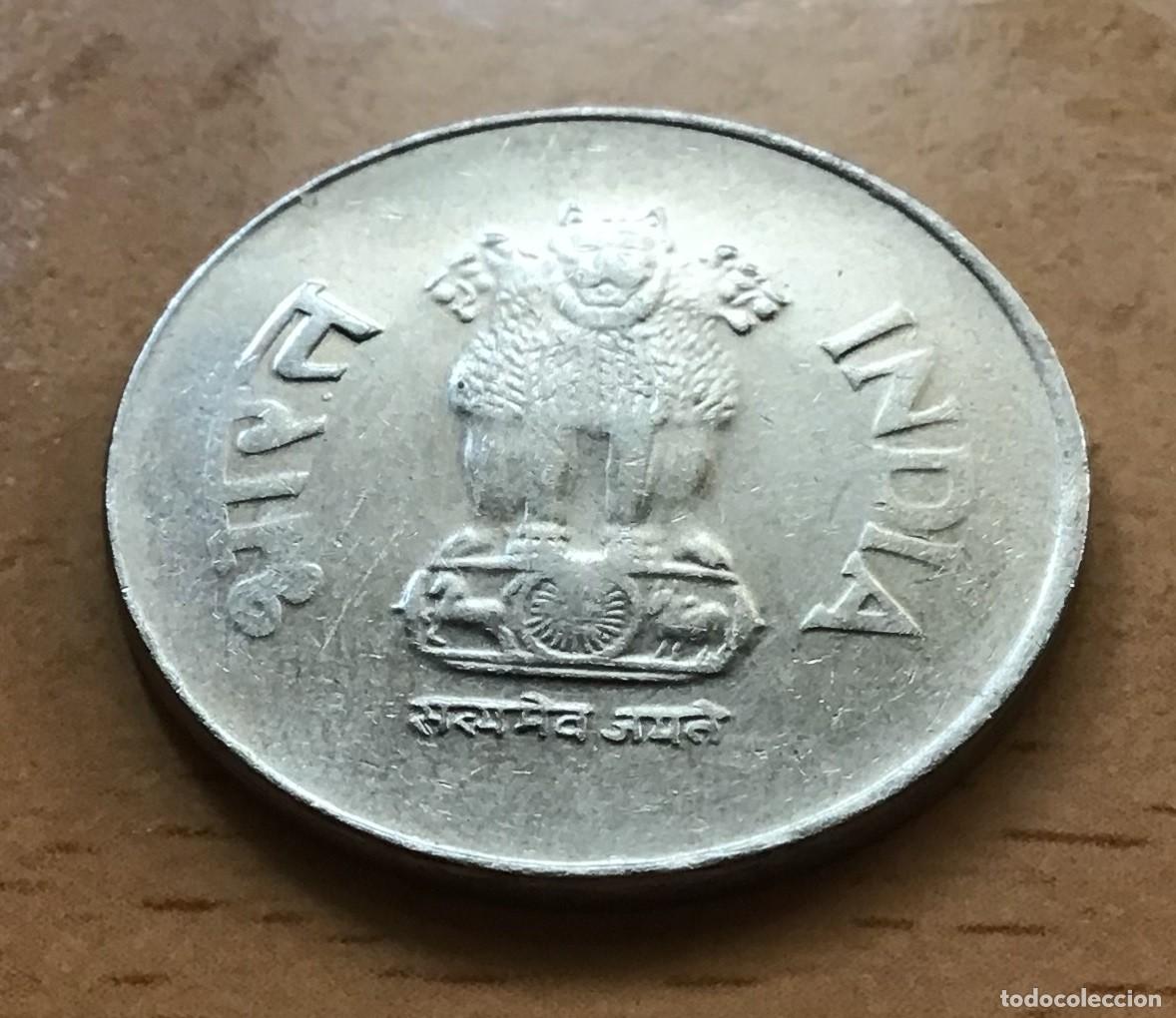 Monedas antiguas de Asia: 1 rupia de India. A&ntilde;o 2003 - Foto 2