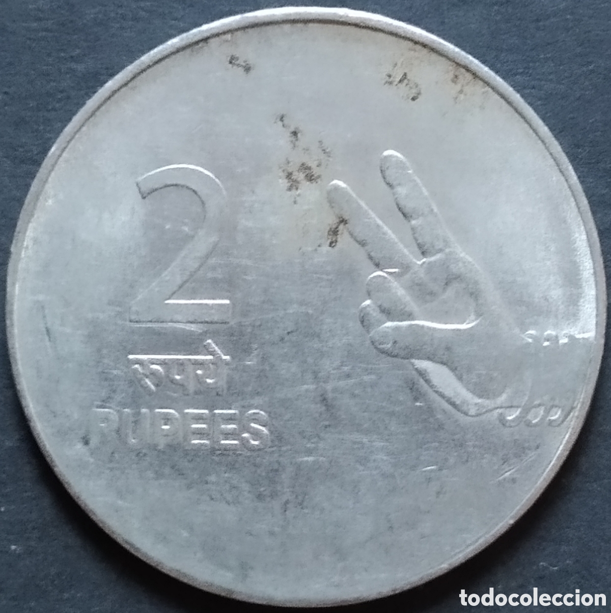 Monedas antiguas de Asia: MONEDA - INDIA 2 RUPIAS 2008 - Foto 1
