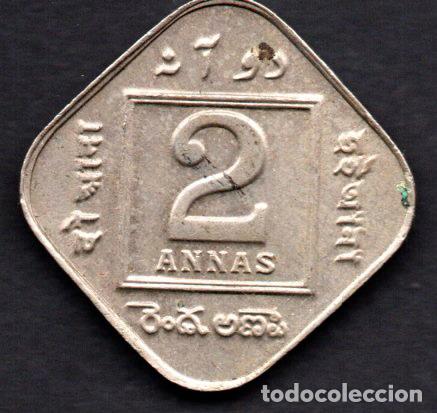 Monedas antiguas de Asia: INDIA - 2 ANNAS - 1918 - Foto 1