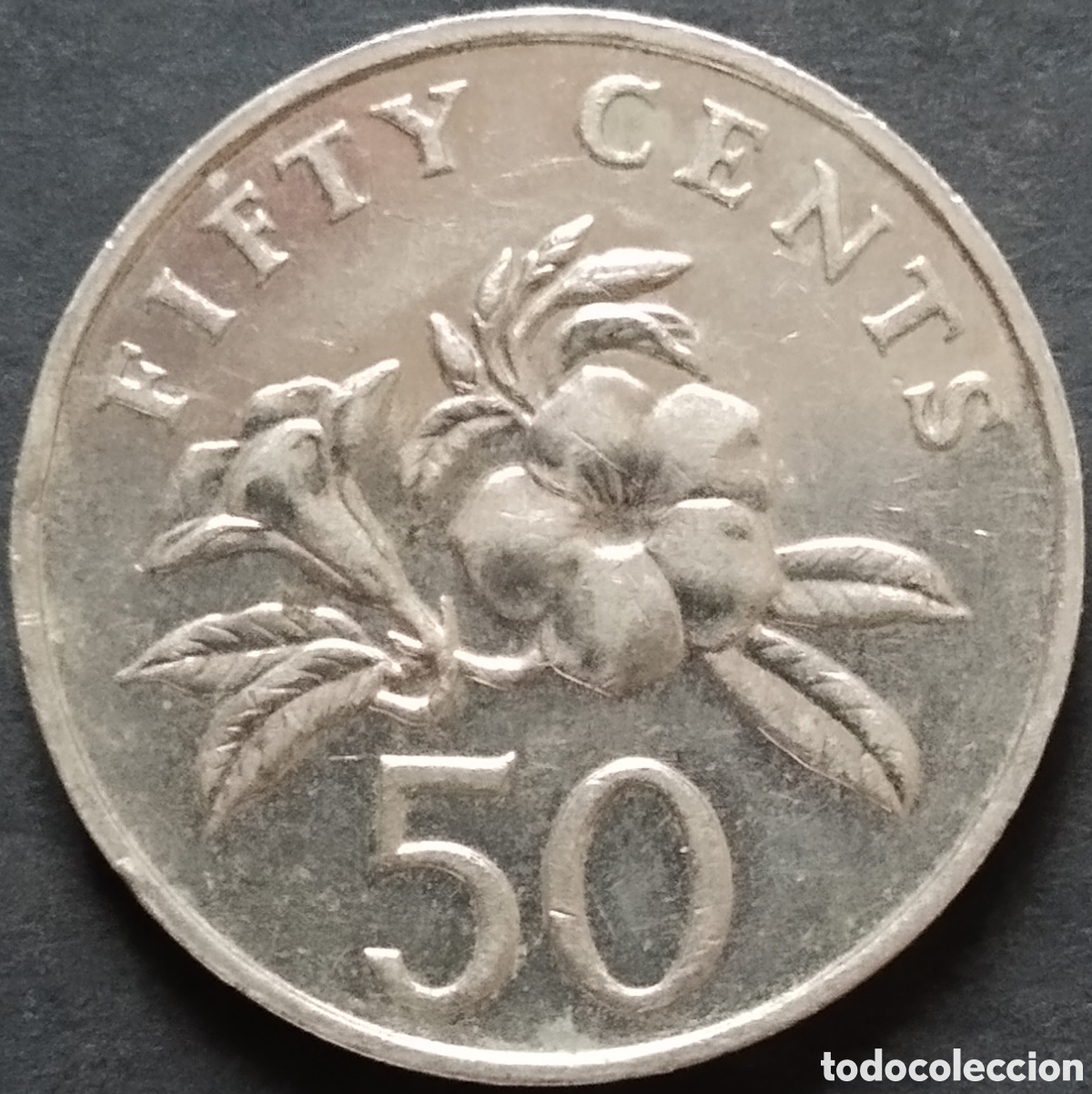 Monedas antiguas de Asia: MONEDA - SINGAPUR 50 CENTS 2011 - Foto 1