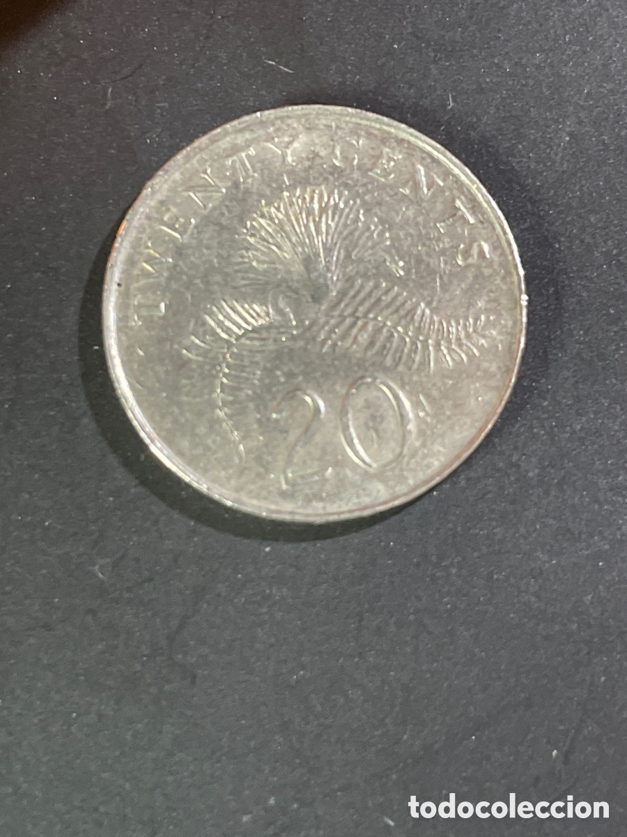 Monedas antiguas de Asia: Singapur 20 cents 2006 - Foto 2