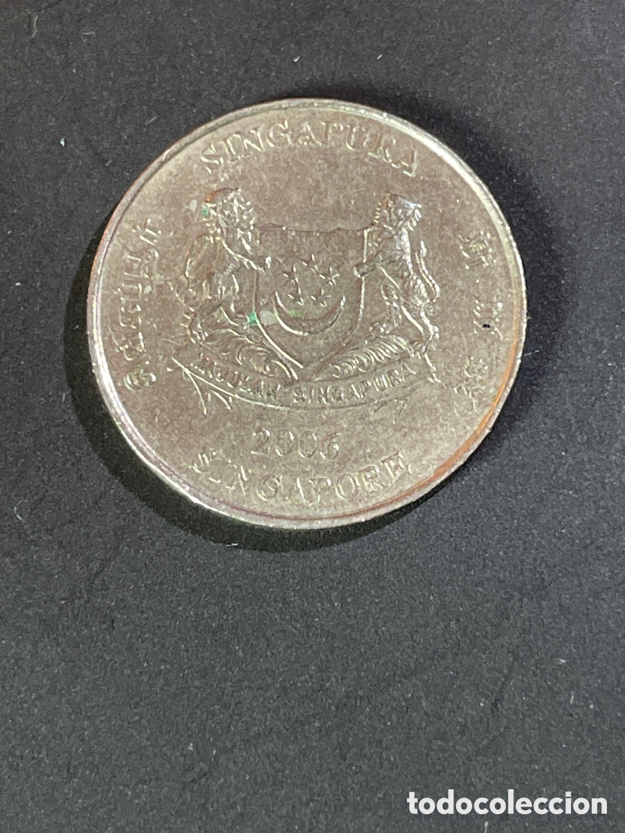 Monedas antiguas de Asia: Singapur 20 cents 2006 - Foto 1