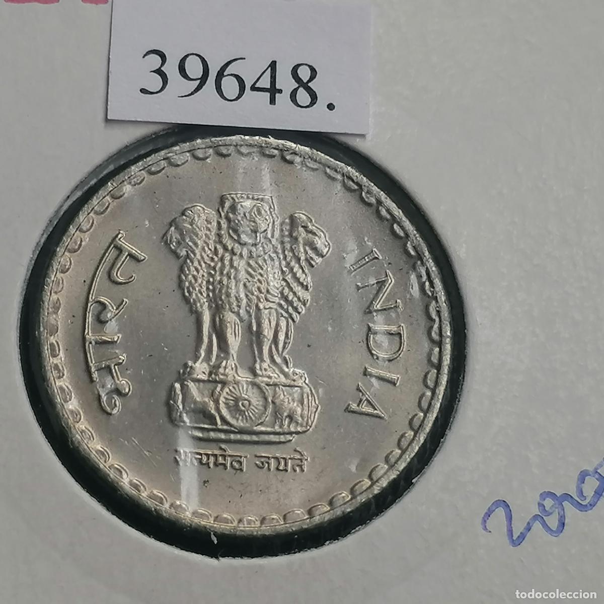 Monedas antiguas de Asia: India 5 rupias 2000 Mosc&uacute; - Foto 2