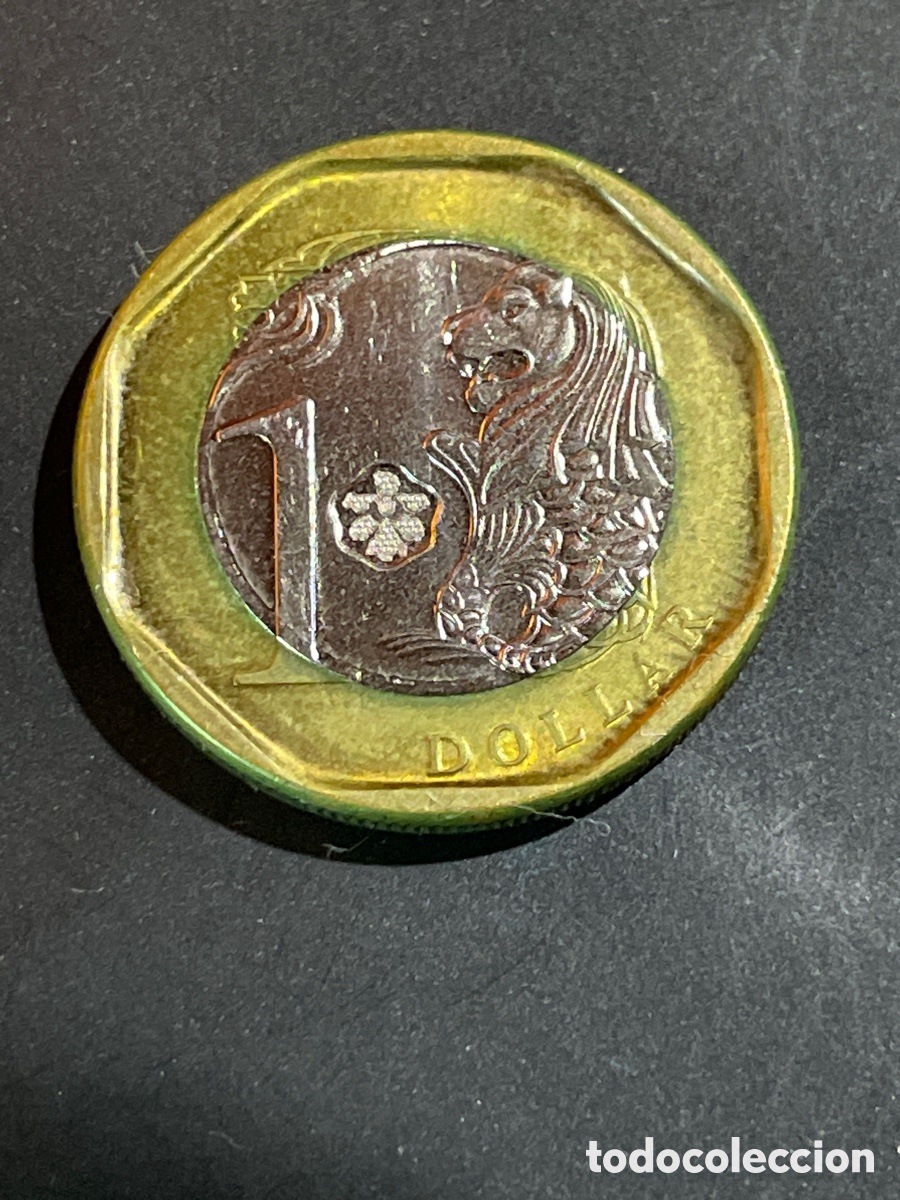 Monedas antiguas de Asia: Singapur 1 dollar a&ntilde;o 2013 - Foto 2