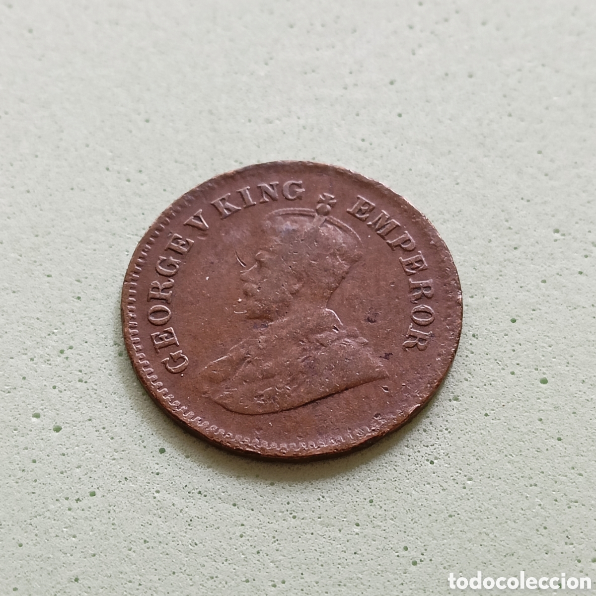 Monedas antiguas de Asia: 1/2 Pice, 1936. India - Foto 2