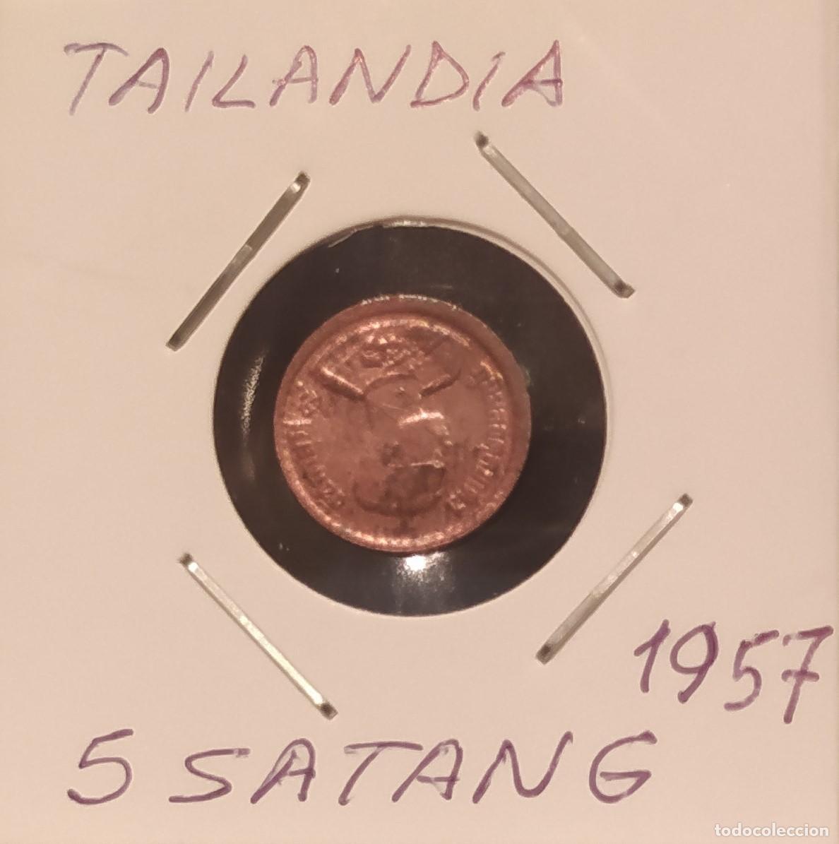 Monedas antiguas de Asia: MONEDAS TAILANDIA 1957 - Foto 3