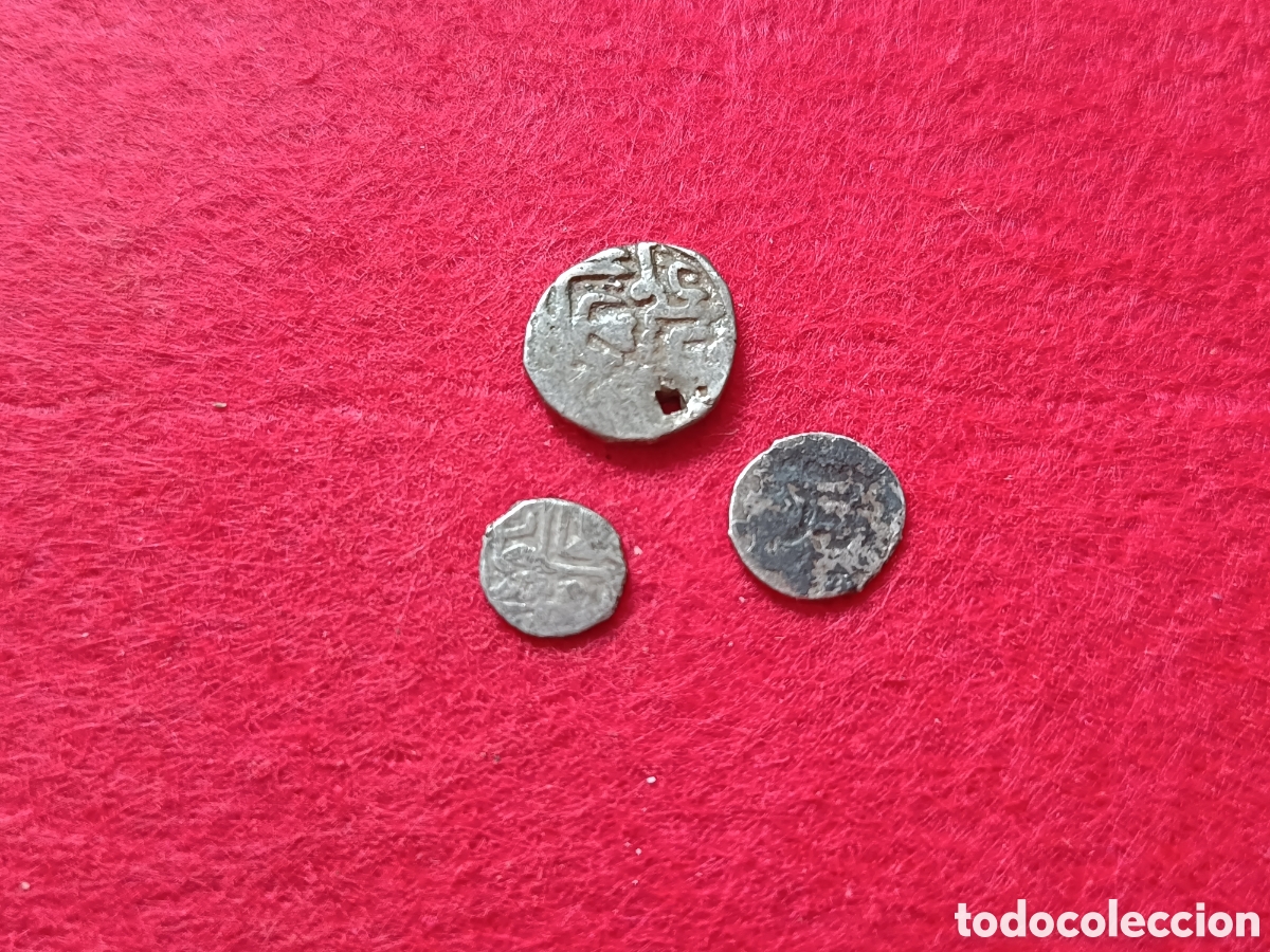 Monedas antiguas de Asia: Lote 3 monedas de Plata. A identificar - Foto 2