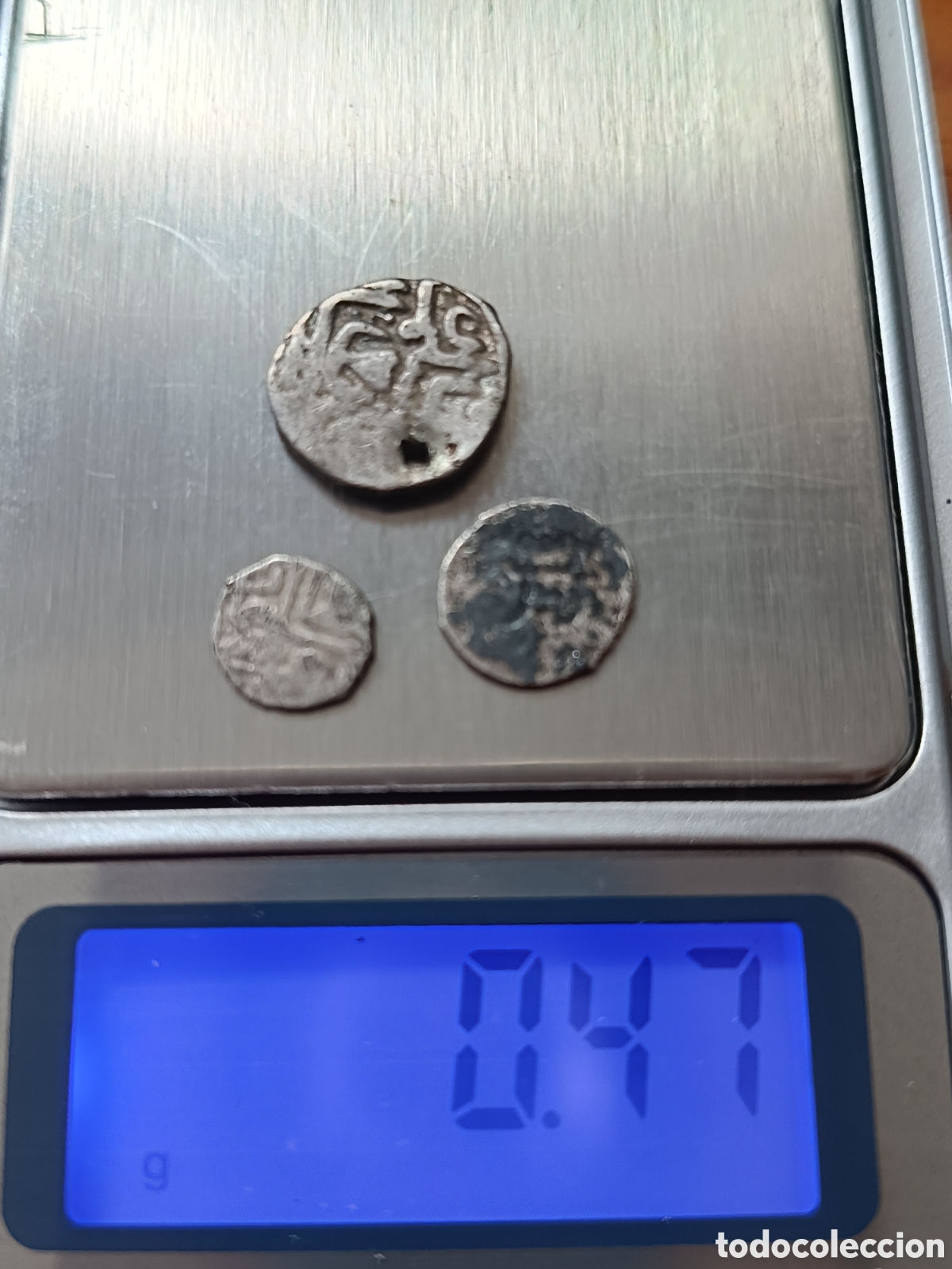 Monedas antiguas de Asia: Lote 3 monedas de Plata. A identificar - Foto 3