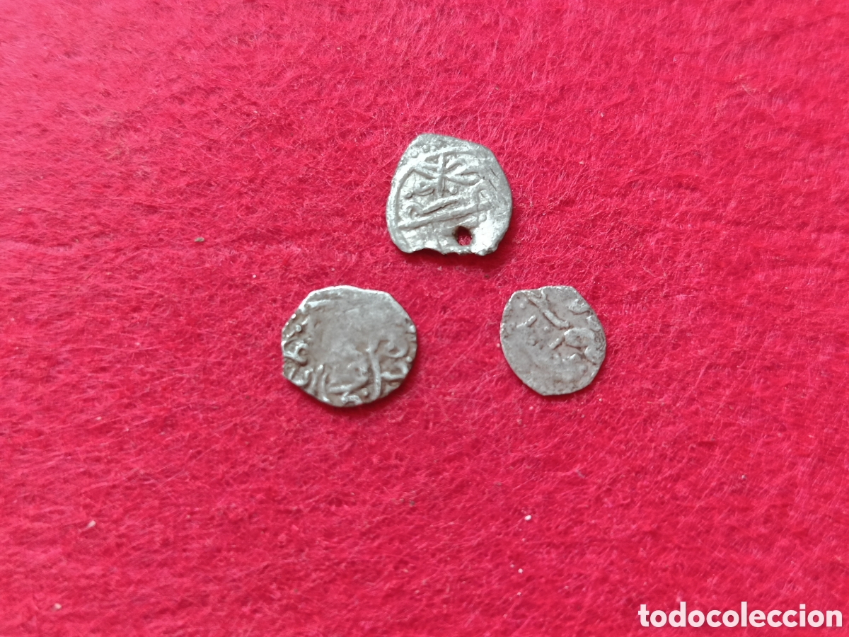 Monedas antiguas de Asia: Lote 3 monedas de Plata. A identificar - Foto 2