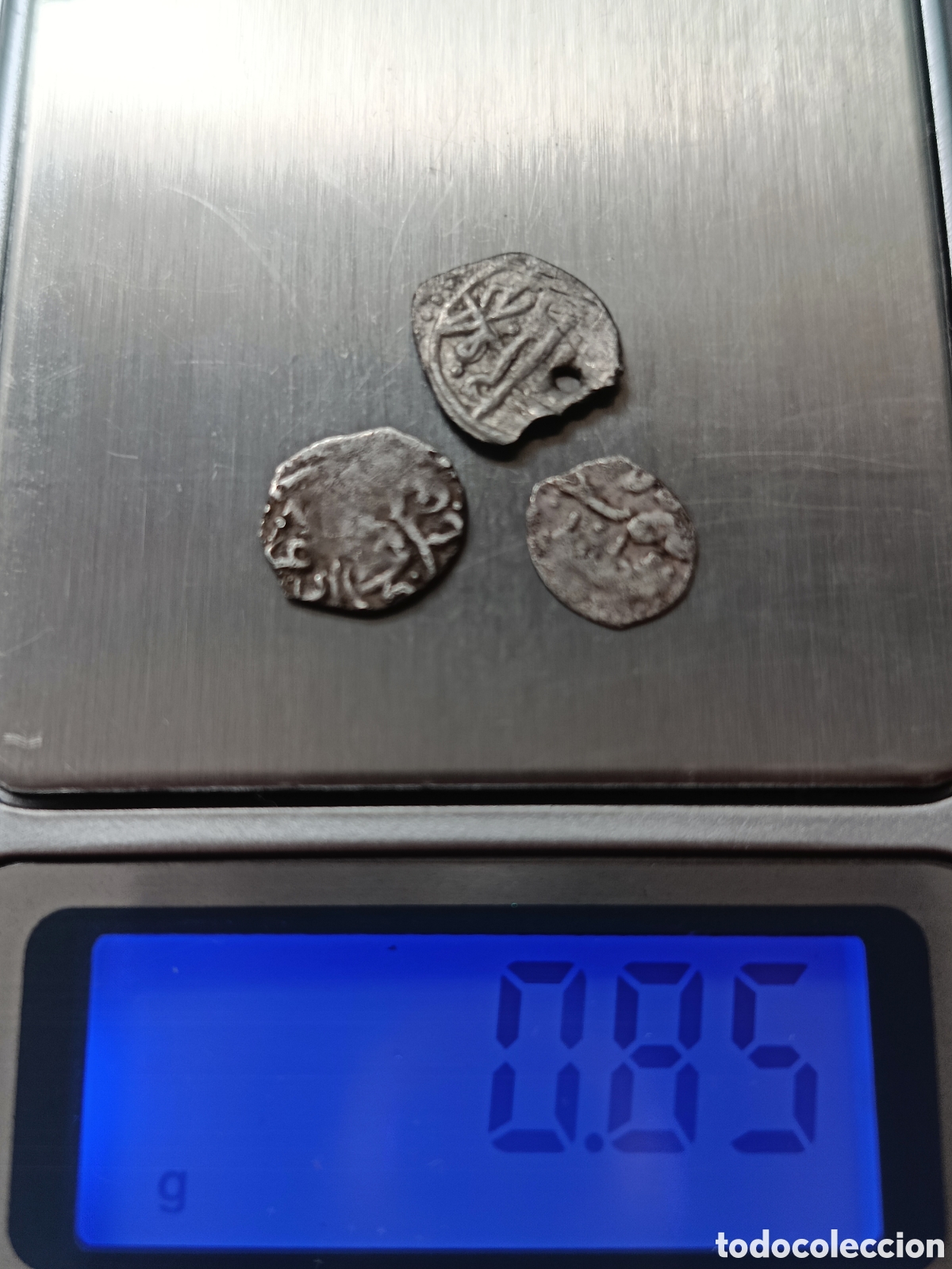 Monedas antiguas de Asia: Lote 3 monedas de Plata. A identificar - Foto 3