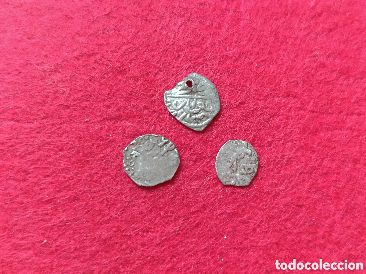 Monedas antiguas de Asia: Lote 3 monedas de Plata. A identificar - Foto 1