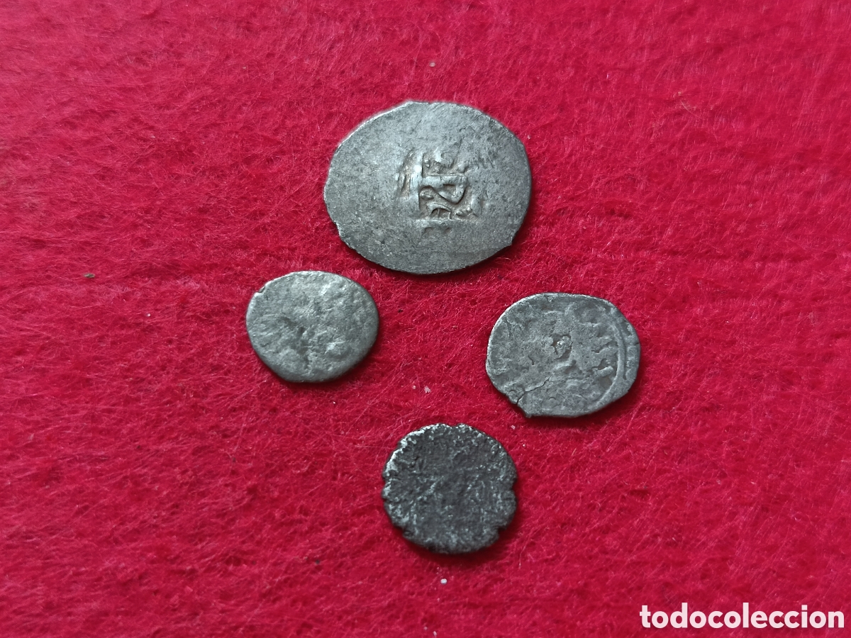Monedas antiguas de Asia: Lote 4 monedas de Plata. A identificar - Foto 2