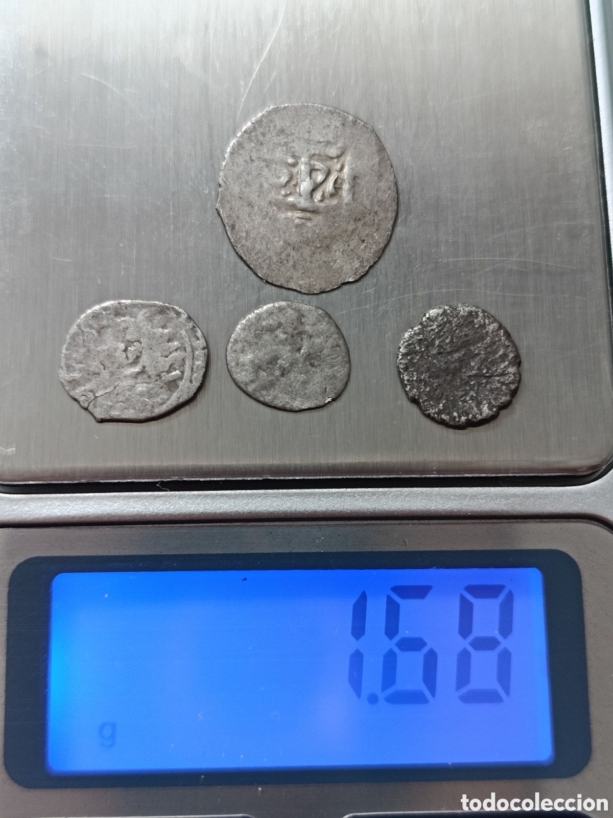 Monedas antiguas de Asia: Lote 4 monedas de Plata. A identificar - Foto 3